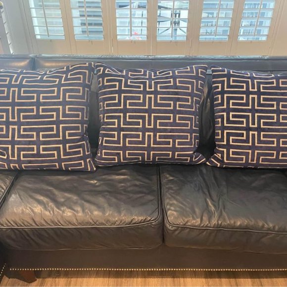 Z Gallerie Empire Pillow Cover x 3 - Picture 3 of 4